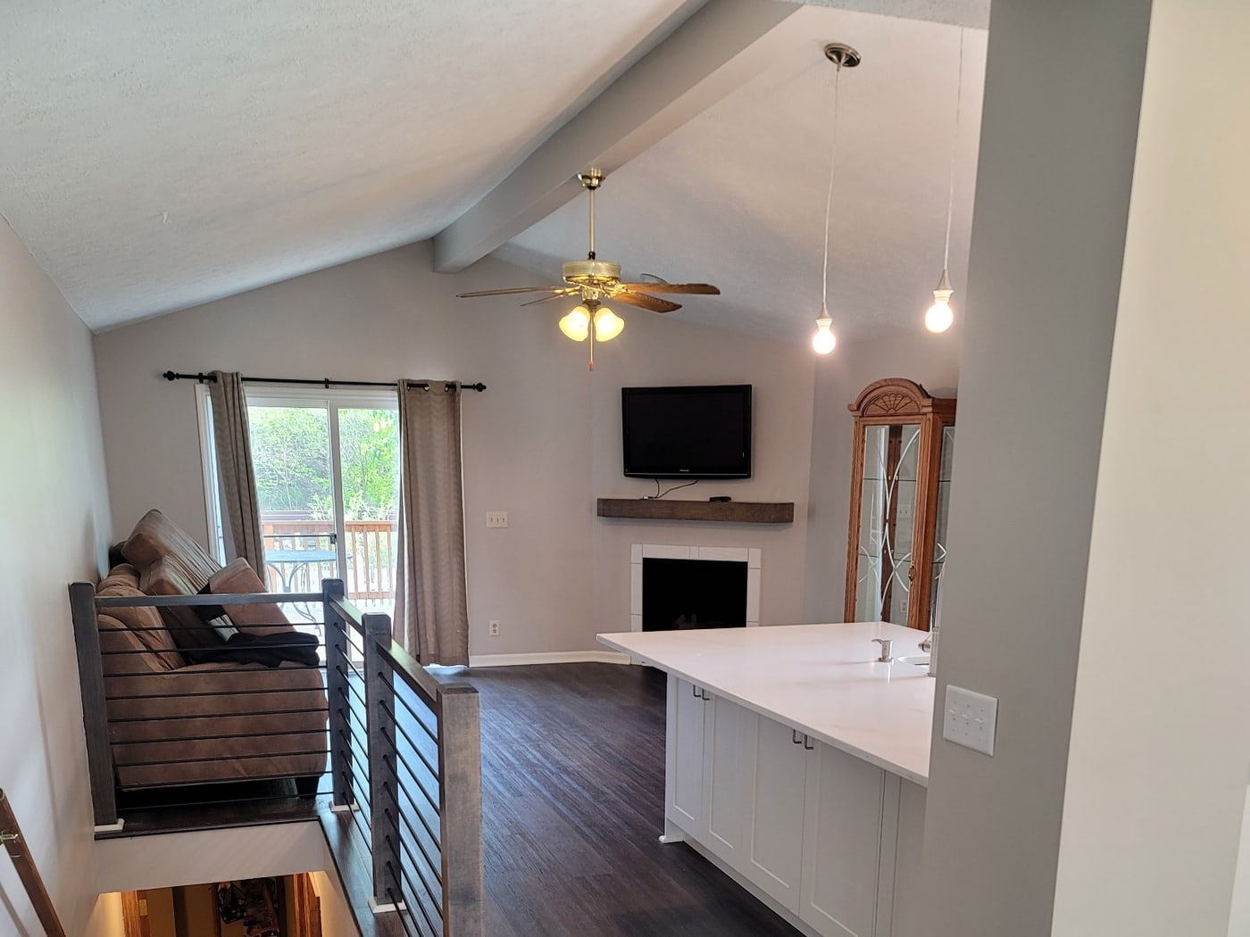 Walls opened, spaces reworked by Hansen Construction, Bellevue
